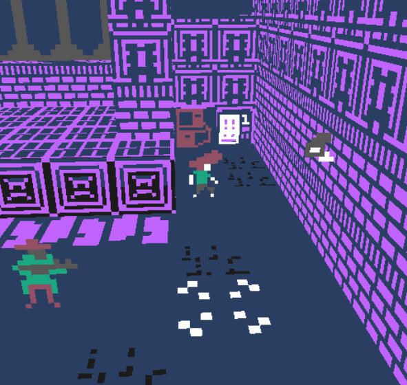 Bitsy3d: Stealth Game