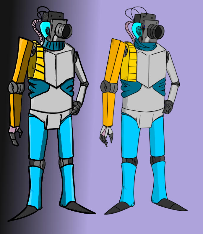 Character Rough VS Final