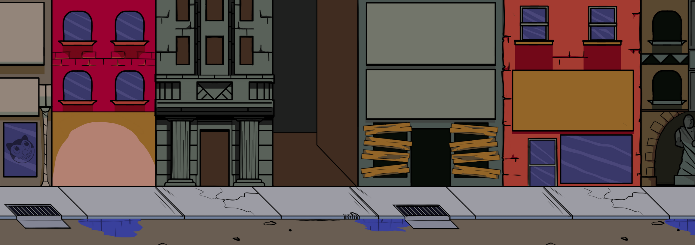 Beat-Em-Up Section