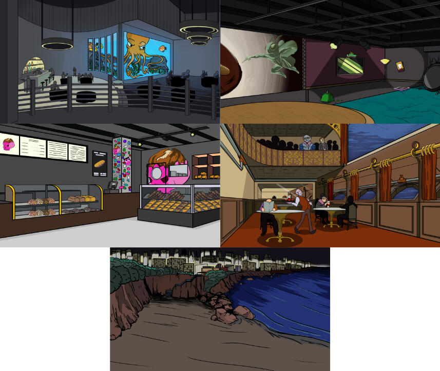 Various VN Backgrounds